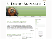 Tablet Screenshot of cms.exoticanimal.de